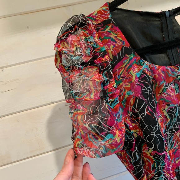 Eci New York | Swirl Patterned Dress - Picture 2 of 7